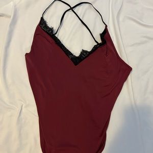 Forever 21 bodysuit with lace